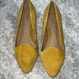Gibson Latimer Yellow Flats Suede Loafers